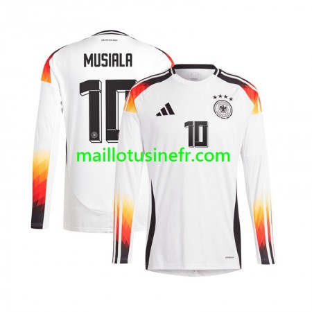 Maillot de Foot Allemagne Jamal Musiala 10 Domicile UEFA EURO 2024 Manches Longues Maillot de Foot Allemagne Jamal Musiala 10 Domicile UEFA EURO 2024 Manches Longues